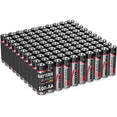 Batterien aa 100 Stück, Alkaline Mignon Batterie, für Lichterkette uvm. - Ansmann