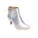 Women's The Decima Bootie by Comfortview in Silver (Size 8 1/2 M)