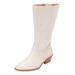 Women's The Larke Wide Calf Boot by Comfortview in Winter White (Size 11 M)
