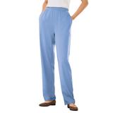 Plus Size Women's 7-Day Knit Straight Leg Pant by Woman Within in French Blue (Size 4X)