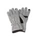 Men's Big & Tall Sweater Fleece Gloves by KingSize in Gunmetal Marl (Size 5XL)