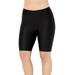 Plus Size Women's Chlorine Resistant Long Bike Short Swim Bottom by Swimsuits For All in Black (Size 20)