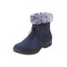 Women's The Emeline Weather Boot by Comfortview in Navy (Size 7 M)