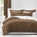 The Tailor's Bed Elbasan Rectangular Duvet Cover Polyester/Polyfill/Microfiber in Brown | Twin Coverlet + 1 Standard Sham | Wayfair