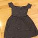 American Eagle Outfitters Dresses | American Eagle Soft And Sexy Off The Shoulder Dress | Color: Black/White | Size: Xs