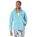 Columbia Damen Benton Springs Full Zip Fleecejacke, Seewelle, Large Petite