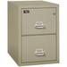 FireKing Fireproof 4-Drawer Vertical Filing Cabinet Metal/Steel in Yellow | 29.5 H x 19 W x 31.1875 D in | Wayfair 2-2130-2 (parchment) (w/ E-Lock)