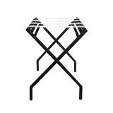 Innit Suba Folding Metal Luggage Rack Plastic/Metal in Black | 22 H x 18 W x 26 D in | Wayfair i11-01-15v