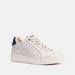 Coach Shoes | Coach G5393 Clip Low Top Sneaker Size 10 | Color: Silver | Size: 10