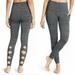 Athleta Pants & Jumpsuits | Athleta Chaturanga Cut Out Criss Cross Full Length Leggings. Size Xs | Color: Gray | Size: Xs