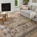 Brown/White 60 x 0.19 in Area Rug - Amber Lewis x Loloi Billie Oriental Clay/Sage Area Rug Polyester | 60 W x 0.19 D in | Wayfair