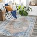 Blue 31 x 0.04 in Area Rug - Langley Street® Glendale Heights Oriental Machine Woven Area Rug Polyester | 31 W x 0.04 D in | Wayfair