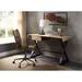 17 Stories Fortunna Desk Wood/Metal in Black/Brown/Yellow | 31 H x 50 W x 22 D in | Wayfair 2F0D7A211DFA4E9294DD9C4E60A56787