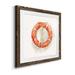 Wexford Home Nautical Safety II - Picture Frame Painting Print on Canvas Canvas, Solid Wood in Black/Blue/Green | 27.5 H x 27.5 W x 1.5 D in | Wayfair