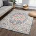 Blue 91 x 63 x 0.27 in Area Rug - Traditional Multicolor Runner - Vintage Boho 8 Ft Runner For Entryways & Hallways (2'7" X 8') By Bungalow Rose kids | Wayfair