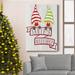 The Holiday Aisle® 13_Santa's Workshop Premium Gallery Wrapped Canvas - Ready To Hang Metal in Blue/Green/Red | 48 H x 32 W x 1 D in | Wayfair