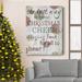 The Holiday Aisle® Christmas Cheer Type Premium Gallery Wrapped Canvas - Ready To Hang Christmas Cheer Type Canvas, in Green/Red | Wayfair