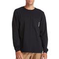 Timberland Pro Men's Base Plate Blended Long-Sleeve T-Shirt, Black, Medium
