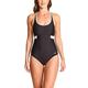 Zoggs Women's Dakota Crossback Black/White 32 One Piece Swimsuit