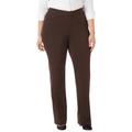 Plus Size Women's Right Fit® Pant (Curvy) by Catherines in Chocolate Ganache (Size 22 W)