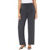 Plus Size Women's Refined Pull-On Pant by Catherines in Rich Grey (Size 3X)