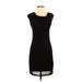 H&M Casual Dress - Sheath Cowl Neck Sleeveless: Black Solid Dresses - Women's Size X-Small