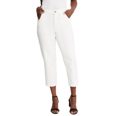 Plus Size Women's Classic Cotton Denim Capri by Je...