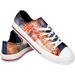 Women's FOCO New York Mets Big Logo Tie-Dye Canvas Sneakers