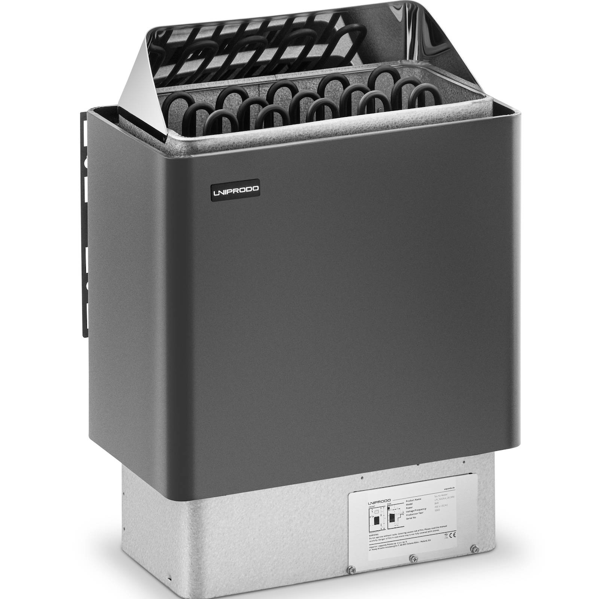 Uniprodo Saunaofen - 8 kW - 30 bis 110 °C Image