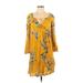 Old Navy Casual Dress: Yellow Dresses - Women's Size X-Small