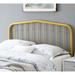 Camberly Arched Queen Size Gold Metal Headboard