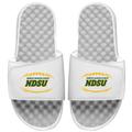 Men's ISlide White NDSU Bison Football Logo Slide Sandal