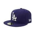 New Era 59Fifty Hat Los Angeles Dodgers LA Cooperstown 1958 Wool Fitted Cap Royal Blue