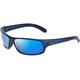 bollé BS027003 Anaconda Rectangular Sunglasses, Navy Crystal Matte - Volt+ Offshore Cat 3