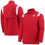 Men's Nike Red Team USA On-Field Quarter-Zip Jacket