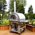 PINNACOLO Premio Wood Fired Pizza Oven w/ Accessories Steel in Brown/Gray | 78.5 H x 45 W x 30 D in | Wayfair PPO-1-02