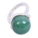 Taxco Beacon,'Natural Aventurine Ring'