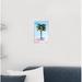 Bayou Breeze 51 La Palma Palm Tree Loteria Card Mexican Bingo Lottery White Wood Framed Poster 14X20 Paper | 20 H x 14 W x 1.5 D in | Wayfair
