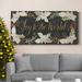 The Holiday Aisle® Gilded Christmas Collection D Premium Gallery Wrapped Canvas - Ready To Hang Canvas, in Black/Blue/Green | Wayfair
