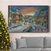 The Holiday Aisle® Home For The Holidays Premium Gallery Wrapped Canvas - Ready To Hang Canvas, Solid Wood in Brown | 18 H x 12 W x 1 D in | Wayfair