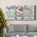 The Holiday Aisle® Tis The Seasun Collection D Premium Gallery Wrapped Canvas - Ready To Hang Canvas, in White | 16 H x 8 W x 1 D in | Wayfair