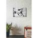 Foundry Select Epic Graffiti 'Running Black Horse 1' By Irena Orlov Canvas in Gray | 18 H x 26 W x 0.75 D in | Wayfair