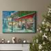 The Holiday Aisle® Candy Cane Lane Premium Gallery Wrapped Canvas - Ready To Hang Canvas, Solid Wood in Green/Red | 12 H x 8 W x 1 D in | Wayfair