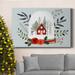 The Holiday Aisle® Snow Globe Village Collection A Premium Gallery Wrapped Canvas - Ready To Hang Canvas, in White | 36 H x 24 W x 1 D in | Wayfair