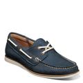 Florsheim Atlantic Moc Toe Boat Shoe - Mens 8 Navy Oxford W