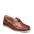 Florsheim Atlantic Moc Toe Boat Shoe - Mens 10 Brown Oxford Medium