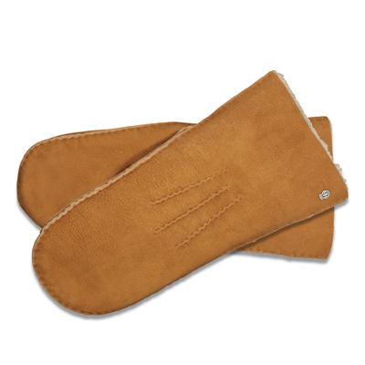 ROECKL Fäustlinge Unisex Lammfell Hazelnut Größe XL Damen