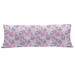 East Urban Home Ambesonne Mauve Fluffy Body Pillow Case Cover w/ Zipper, Traditional Turkish Style Paisley w/ Effects Vintage Print | Wayfair