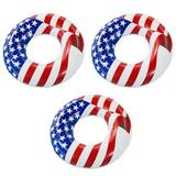 Swimline 36" Inflatable Patriotic American Flag Swimming Pool Float (3 Pack) | 2.8 H x 36 W in | Wayfair 3 x 90196