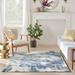 Blue 63 x 0.71 in Area Rug - Orren Ellis Miep American Manor Polypropylene Area Rug Polypropylene | 63 W x 0.71 D in | Wayfair